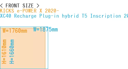 #KICKS e-POWER X 2020- + XC40 Recharge Plug-in hybrid T5 Inscription 2018-